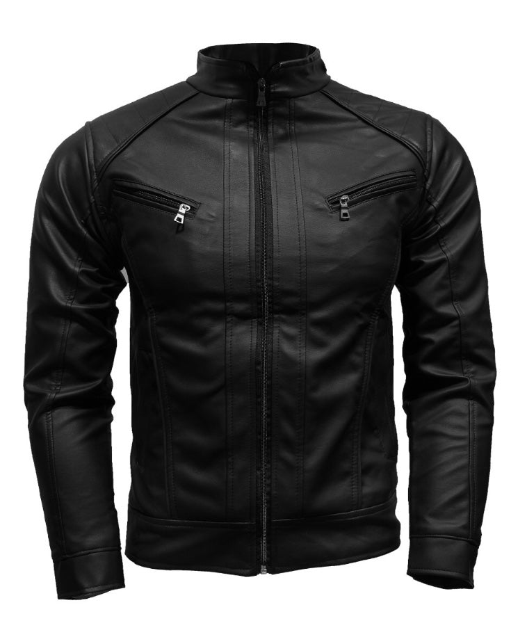 Chaqueta de Hombre de Cuero Legítimo Cóndor +3 REGALOS: Cinturón, Reloj y Billetera